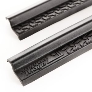 Jeep Wrangler LJ Entry Guards - Front - Rugged Ridge - All Terrain - Black - `04-`06